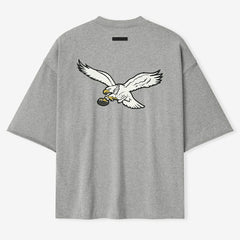 Philadelphia Eagles Fear of God x NFL Unisex 3/4-Sleeve T-Shirt - Heather Gray T-shirts