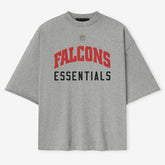 Atlanta Falcons Fear of God x NFL Unisex 3/4-Sleeve T-Shirt - Heather Gray T-shirts