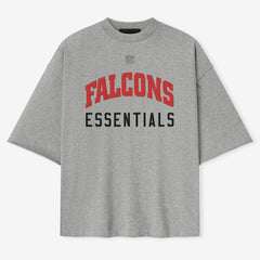Atlanta Falcons Fear of God x NFL Unisex 3/4-Sleeve T-Shirt - Heather Gray T-shirts