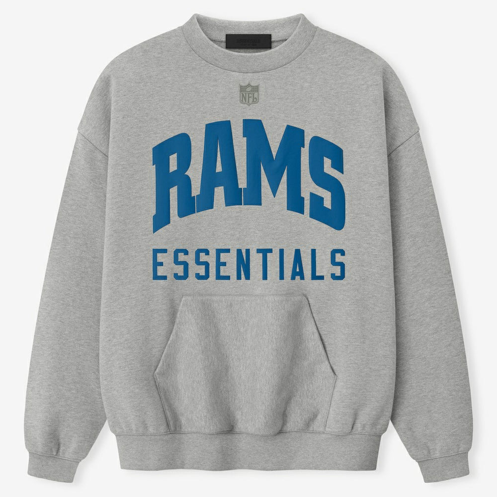 Los Angeles Rams Fear of God x NFL Unisex Sport Sweatshirt - Heather Gray Sweatshirts
