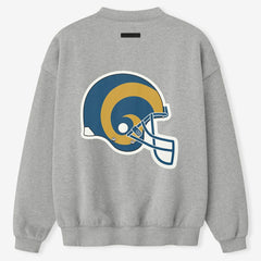 Los Angeles Rams Fear of God x NFL Unisex Sport Sweatshirt - Heather Gray Sweatshirts