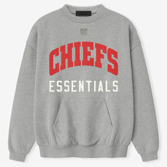 Kansas City Chiefs Fear of God x NFL Unisex Sport Sweatshirt - Heather Gray Sweatshirts
