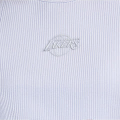 Los Angeles Lakers Starter Women's Pastel Ribbed Tank Top Blue outlet