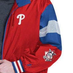 Philadelphia Phillies Pro Player Legacy Lightweight Full-Zip Hooded Jacket - Red/Royal Jackets