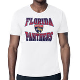 Florida Panthers Starter Comic Style Team Graphic T-Shirt - White | US 203639601