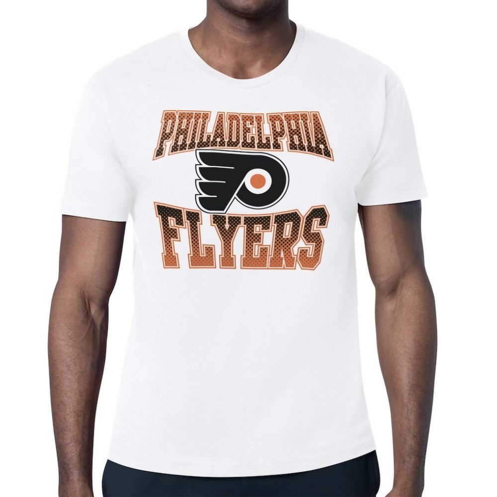 Philadelphia Flyers Starter Comic Style Team Graphic T-Shirt - White | US 203639605