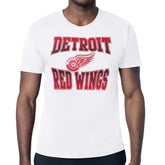 Detroit Red Wings Starter Comic Style Team Graphic T-Shirt - White | US 203639607