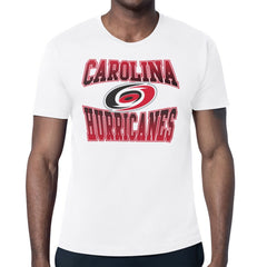 Carolina Hurricanes Starter Comic Style Team Graphic T-Shirt - White | US 203639609