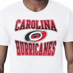 Carolina Hurricanes Starter Comic Style Team Graphic T-Shirt - White | US 203639609