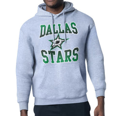 Dallas Stars Starter Comic Style Team Graphic Hoodie - Gray | US 203639613