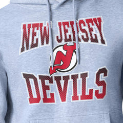 New Jersey Devils Starter Comic Style Team Graphic Hoodie - Gray | US 203639629