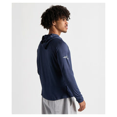 Charles River x New England Patriots Cayak Hooded Long Sleeve T-Shirt - Navy T-shirts