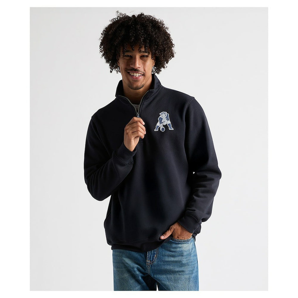 Charles River x New England Patriots Crosswind Quarter-Zip Pullover - Navy Pullover