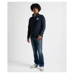 Charles River x New England Patriots Franconia Quilted Quarter-Zip Sweatshirt - Navy Sweatshirts