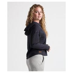Charles River x New England Patriots Women's Willow Fleece Quarter-Zip Hoodie - Navy Hoodies