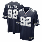 Quinnen Williams Dallas Cowboys Team Game Jersey - Navy Jerseys