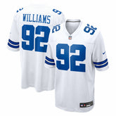 Quinnen Williams Dallas Cowboys Game Jersey - White Jerseys