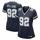 Quinnen Williams Dallas Cowboys Women's Team Game Jersey - Navy Jerseys