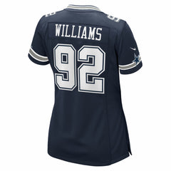 Quinnen Williams Dallas Cowboys Women's Team Game Jersey - Navy Jerseys