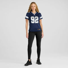 Quinnen Williams Dallas Cowboys Women's Team Game Jersey - Navy Jerseys