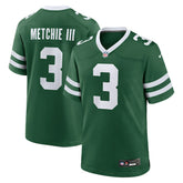 John Metchie III New York Jets Team Game Jersey - Legacy Green Jerseys