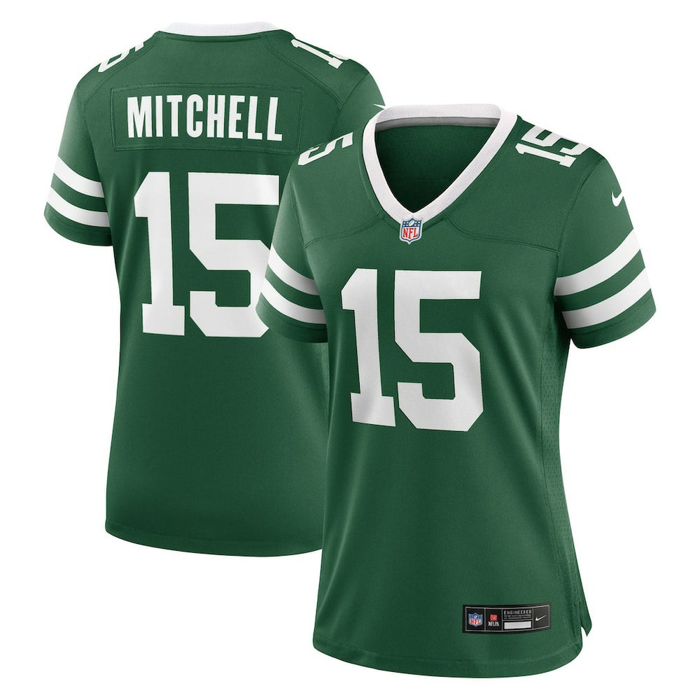 Adonai Mitchell New York Jets Women's Team Game Jersey - Legacy Green Jerseys
