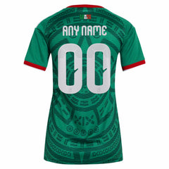 Mexico National Team Women's 2026 Home Replica Custom Jersey Green - Adidas sale