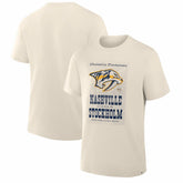 Nashville Predators 2025 NHL Global Series Hometown To Stockholm Legacy T-Shirt - Cream | US 203644059