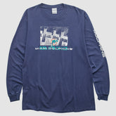 Miami Dolphins 2000s Long Sleeve T-shirt - Navy T-shirts