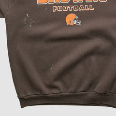 Cleveland Browns NFL 2000s Pullover Sweatshirt - Brown Pullover