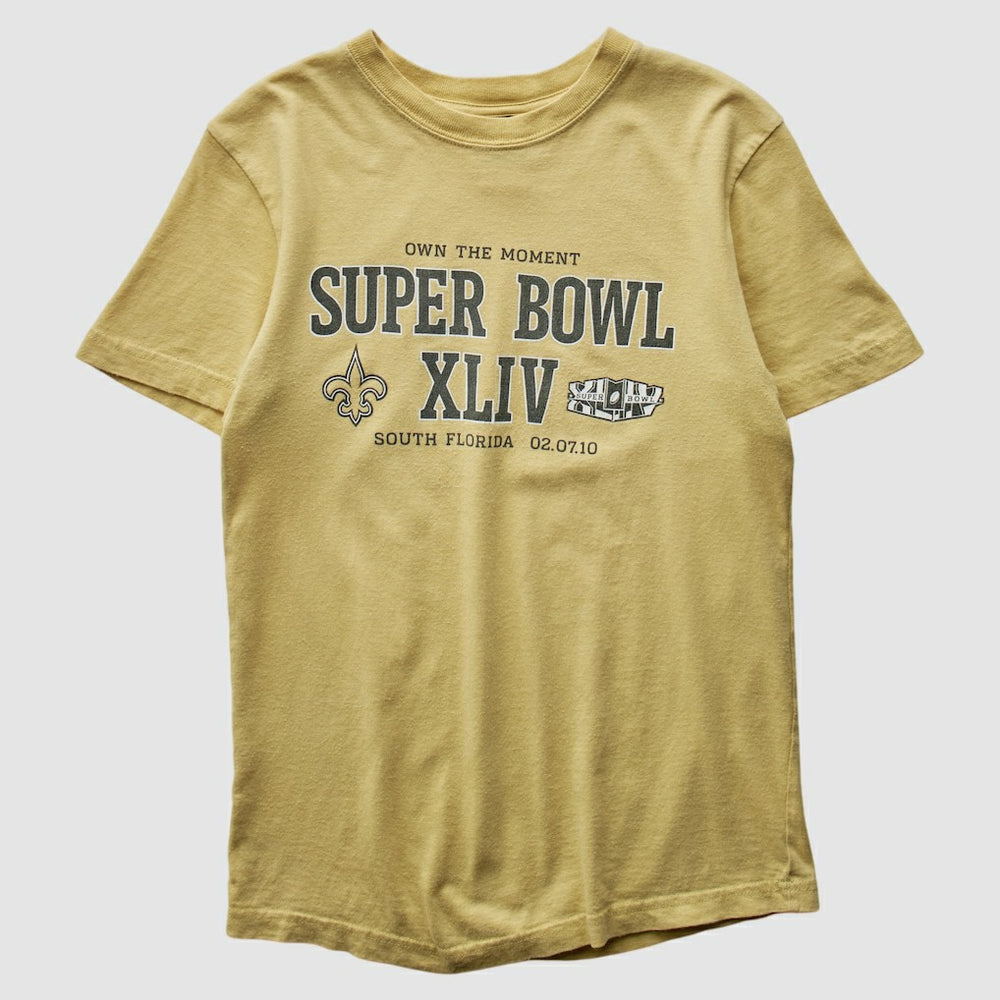New Orleans Saints Reebok 2010 T-shirt - Yellow T-shirts