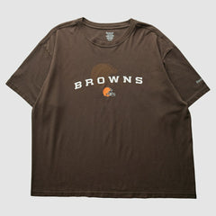 Cleveland Browns Reebok 2000s T-shirt - Brown T-shirts