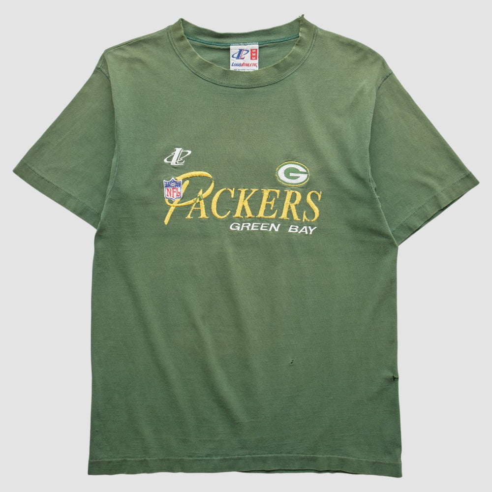 Green Bay Packers Logo Athletic 90s T-shirt - Green T-shirts