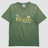 Green Bay Packers Logo Athletic 90s T-shirt - Green T-shirts