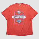 Philadelphia Phillies Delta 2009 T-shirt - Red - Vintage T-shirts