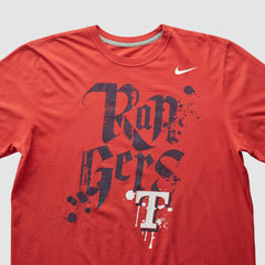 Texas Rangers Nike 2010s T-shirt - Red - XVintage T-shirts