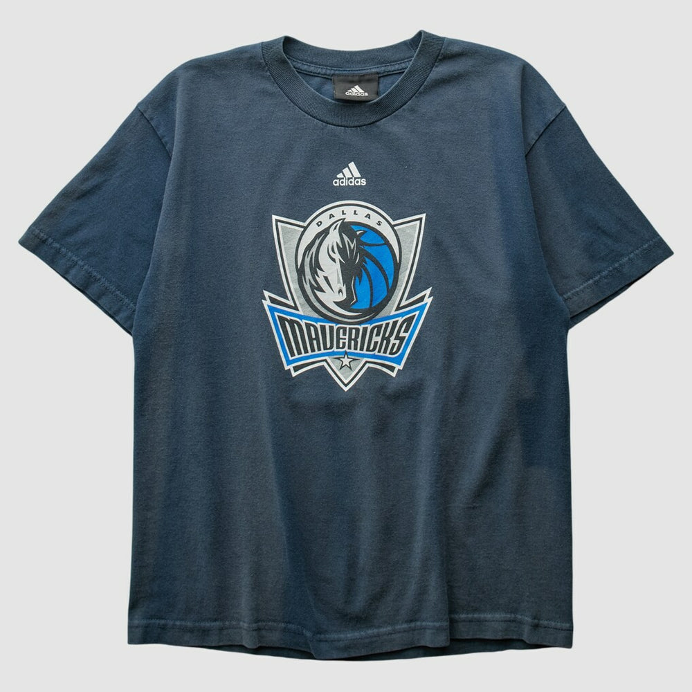 Dallas Mavericks 2010s T-shirt Navy Vintage - Adidas