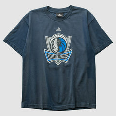 Dallas Mavericks 2010s T-shirt Navy Vintage - Adidas
