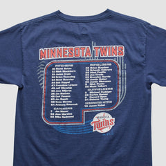 Minnesota Twins Majestic 2009 T-shirt - Navy - XVintage T-shirts