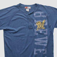 Milwaukee Brewers Nike 2000s T-shirt - Blue - XVintage T-shirts