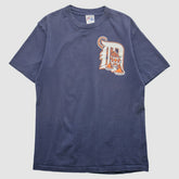 Detroit Tigers Majestic 2000s T-shirt - Navy - Vintage T-shirts