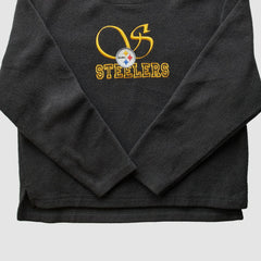 Pittsburgh Steelers Pro Edge 2000s Pullover Sweatshirt - Black Pullover
