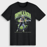 Jaxon Smith-Njigba Seattle Seahawks Player Hype T-Shirt - Black T-shirts