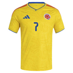 Luis Diaz Colombia National Team 2026 Home Replica Jersey Yellow - Adidas on sale