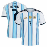 Rodrigo De Paul Argentina National Team 2026 Home Jersey White - Adidas outlet