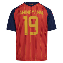 Lamine Yamal Spain National Team Youth 2026 Home Replica Jersey Red - Adidas online