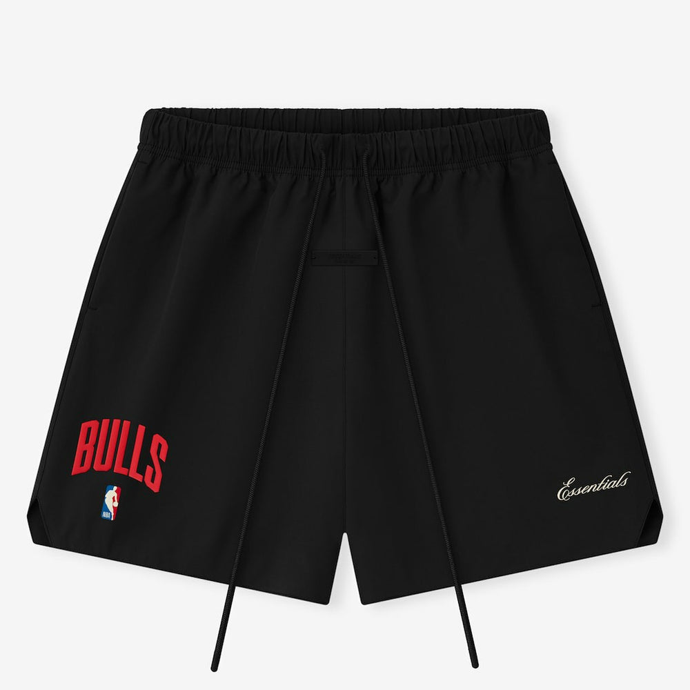 Chicago Bulls Fear of God x NBA Unisex Classic Fit Shorts Black outlet
