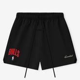 Chicago Bulls Fear of God x NBA Unisex Classic Fit Shorts Black outlet