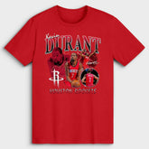 Kevin Durant Houston Rockets Player Collage T-Shirt Red