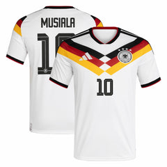 Jamal Musiala Germany National Team 2026 Home Replica Jersey White - Adidas cheap